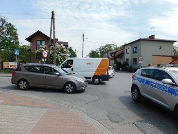 W Działoszynie odbył się dziś protest na krajowej 42